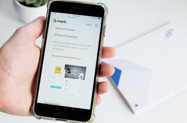 shopify app on phone
